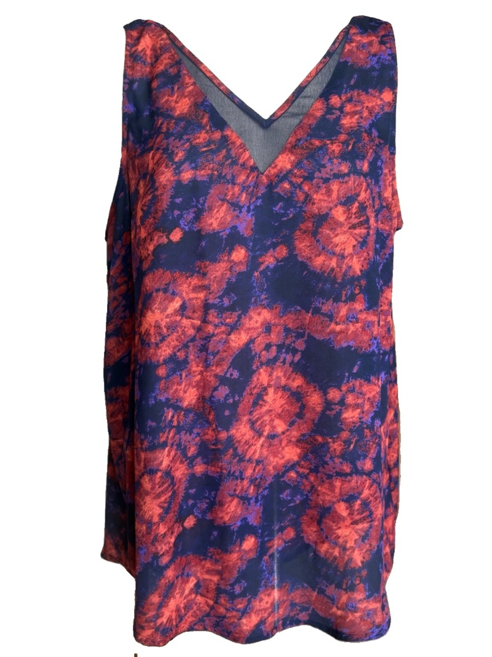 NWT Maurice’s Orange Purple Tie Dye Tank